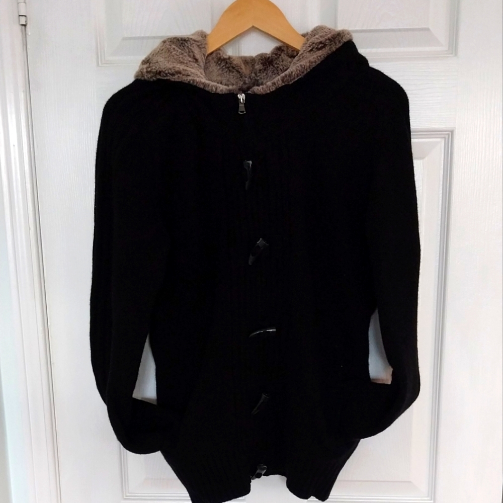 🌳Made in Italy  Wool Blended  Zip and buttons Hoodie